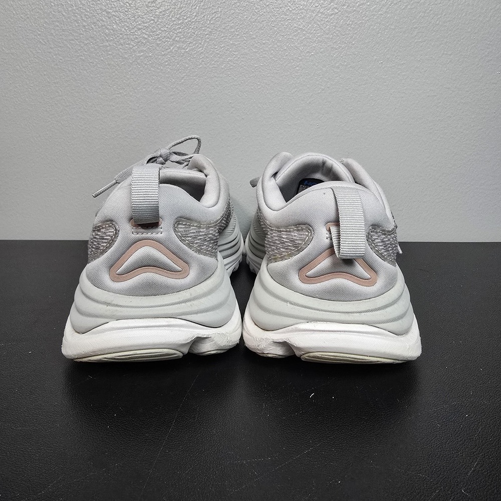 Hoka Shoes Womens Size 7B Gray Gaviota 5 Performance Running Athletic Sneakers - Picture 5 of 9